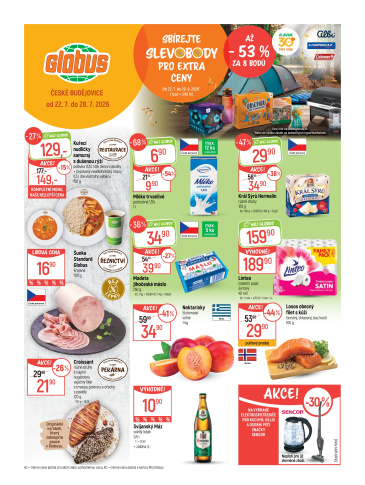 Globus leták České Budějovice