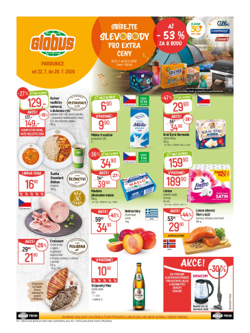 Globus leták Pardubice