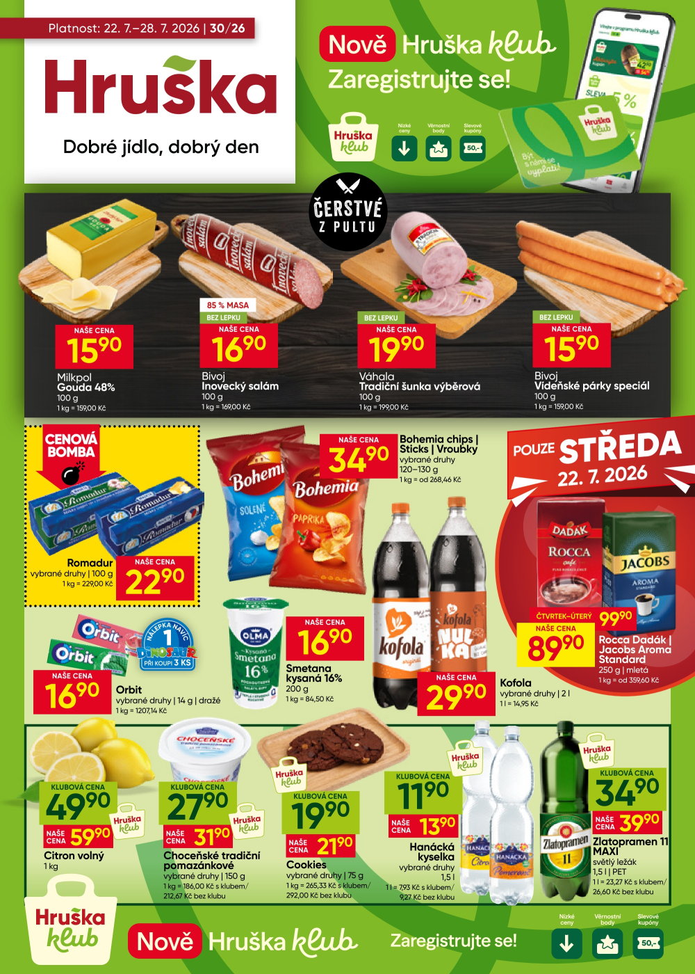 Leták Hruška leták - strana 1