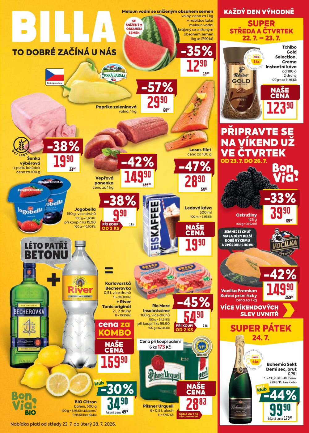 Leták BILLA velký leták - strana 1