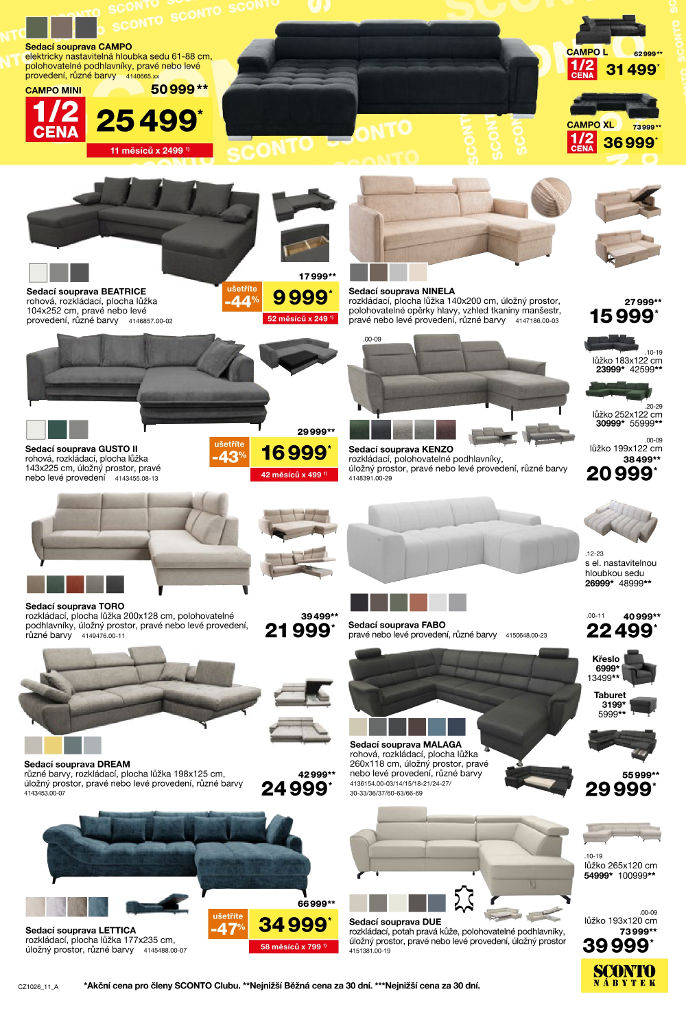 Leták SCONTO Nábytek leták - strana 11