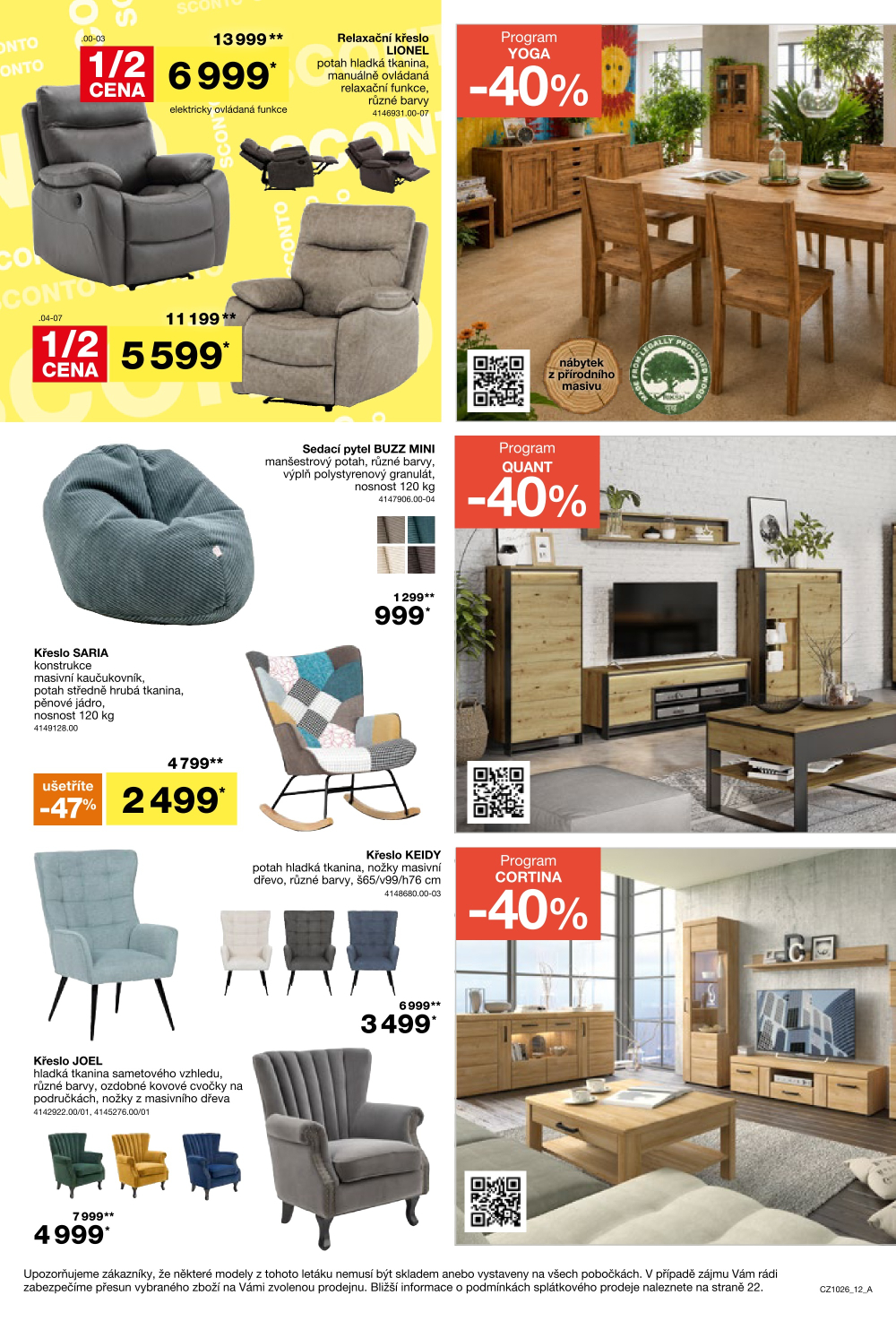 Leták SCONTO Nábytek leták - strana 12