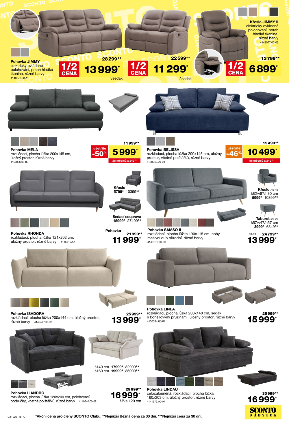 Leták SCONTO Nábytek leták - strana 15