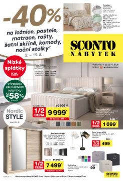 SCONTO Nábytek leták