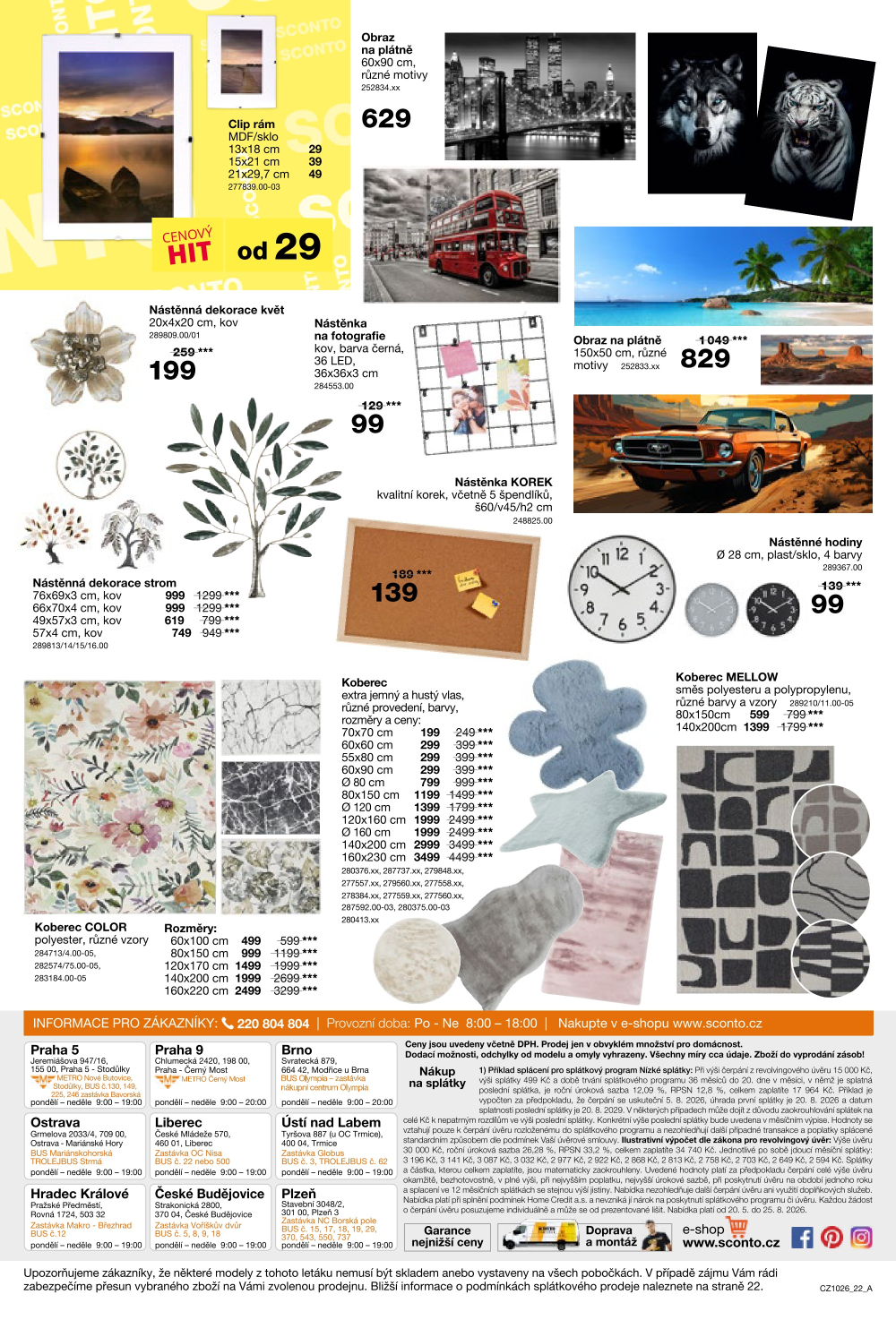 Leták SCONTO Nábytek leták - strana 22