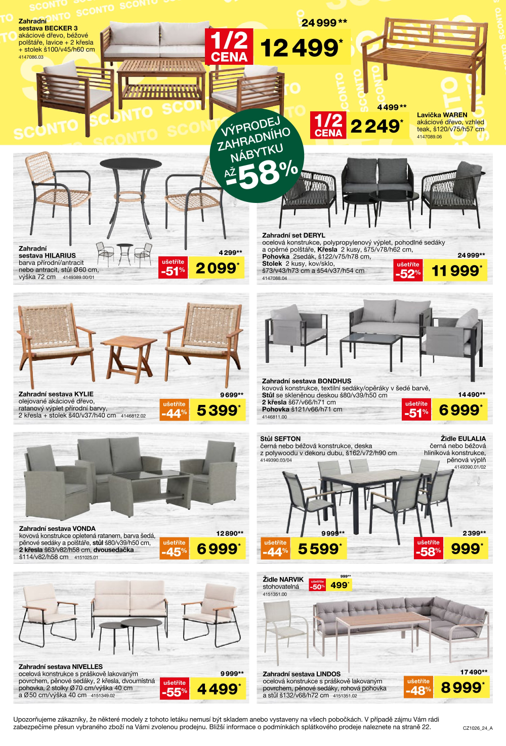 Leták SCONTO Nábytek leták - strana 24