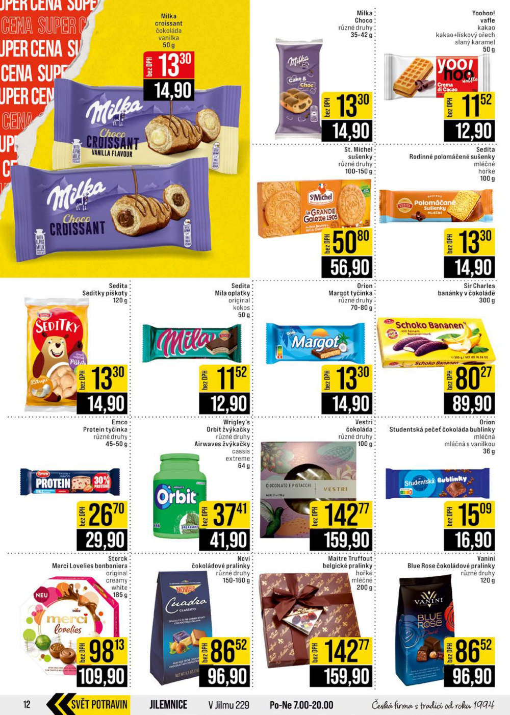 Leták JIP leták CC Cash & Carry - Brno, Ostrava, Praha, Polička, Olomouc, Karlovy Vary, Zlín, Jilemnice, Pardubice - strana 12