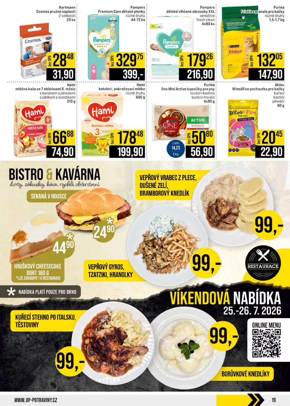 Leták JIP leták CC Cash & Carry - Brno, Ostrava, Praha, Polička, Olomouc, Karlovy Vary, Zlín, Jilemnice, Pardubice - strana 19