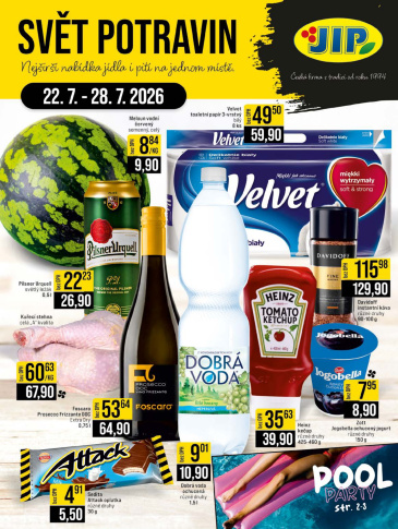 JIP leták CC Cash & Carry - Brno, Ostrava, Praha, Polička, Olomouc, Karlovy Vary, Zlín, Jilemnice, Pardubice