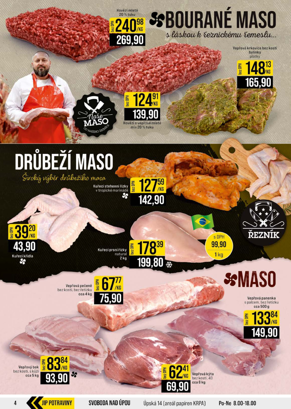 Leták JIP leták CC Cash & Carry - Brno, Ostrava, Praha, Polička, Olomouc, Karlovy Vary, Zlín, Jilemnice, Pardubice - strana 4