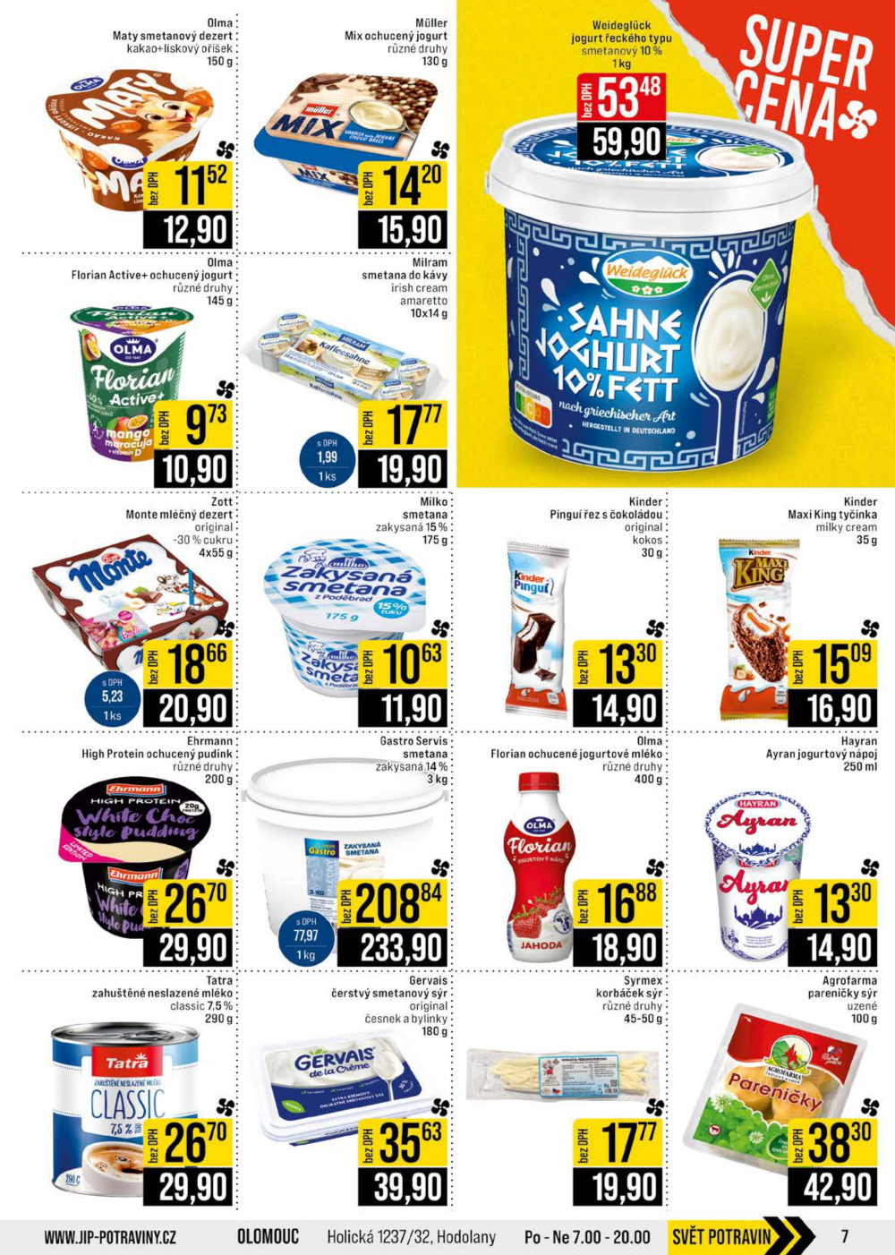 Leták JIP leták CC Cash & Carry - Brno, Ostrava, Praha, Polička, Olomouc, Karlovy Vary, Zlín, Jilemnice, Pardubice - strana 7