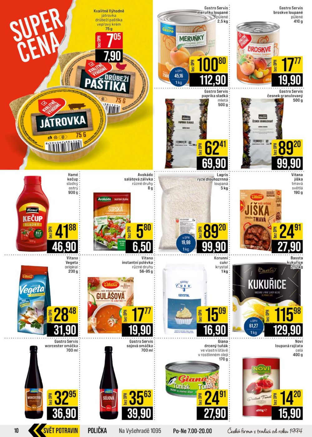 Leták JIP leták CC Cash & Carry - České Budějovice, Most, Náchod, Svoboda nad Úpou, Sušice - strana 10