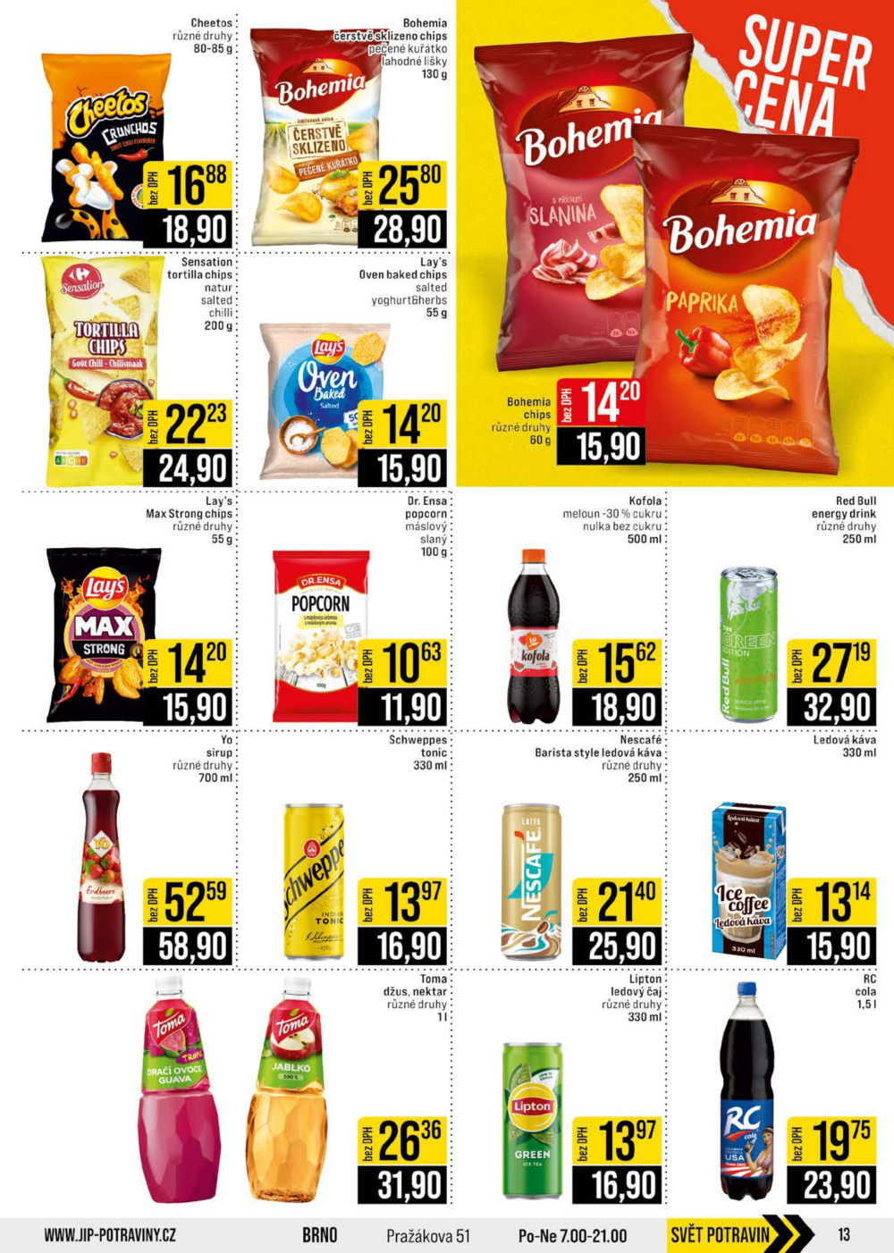 Leták JIP leták CC Cash & Carry - České Budějovice, Most, Náchod, Svoboda nad Úpou, Sušice - strana 13