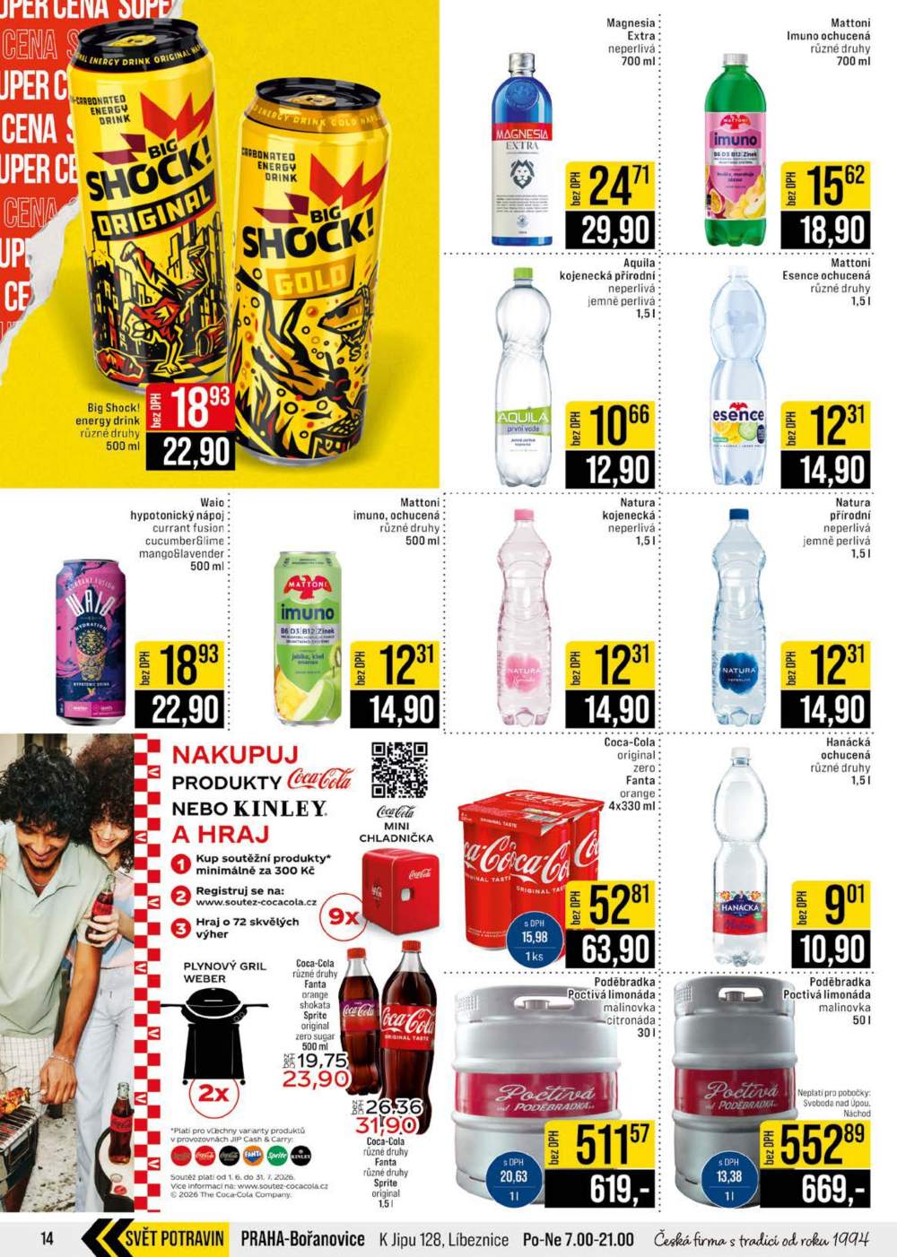Leták JIP leták CC Cash & Carry - České Budějovice, Most, Náchod, Svoboda nad Úpou, Sušice - strana 14