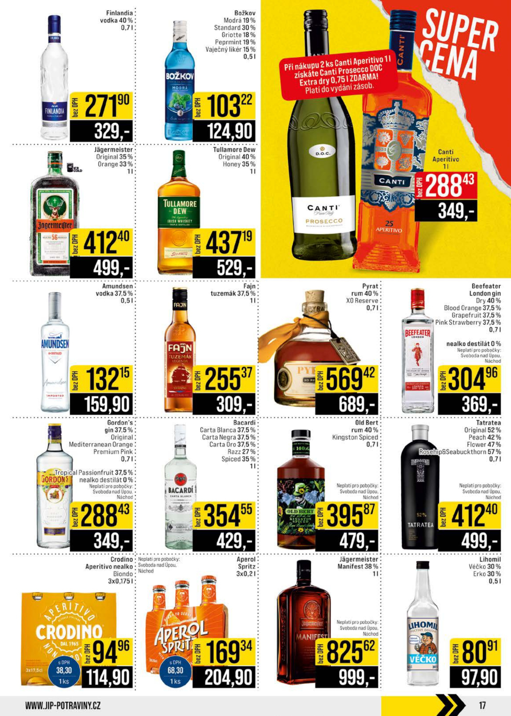 Leták JIP leták CC Cash & Carry - České Budějovice, Most, Náchod, Svoboda nad Úpou, Sušice - strana 17