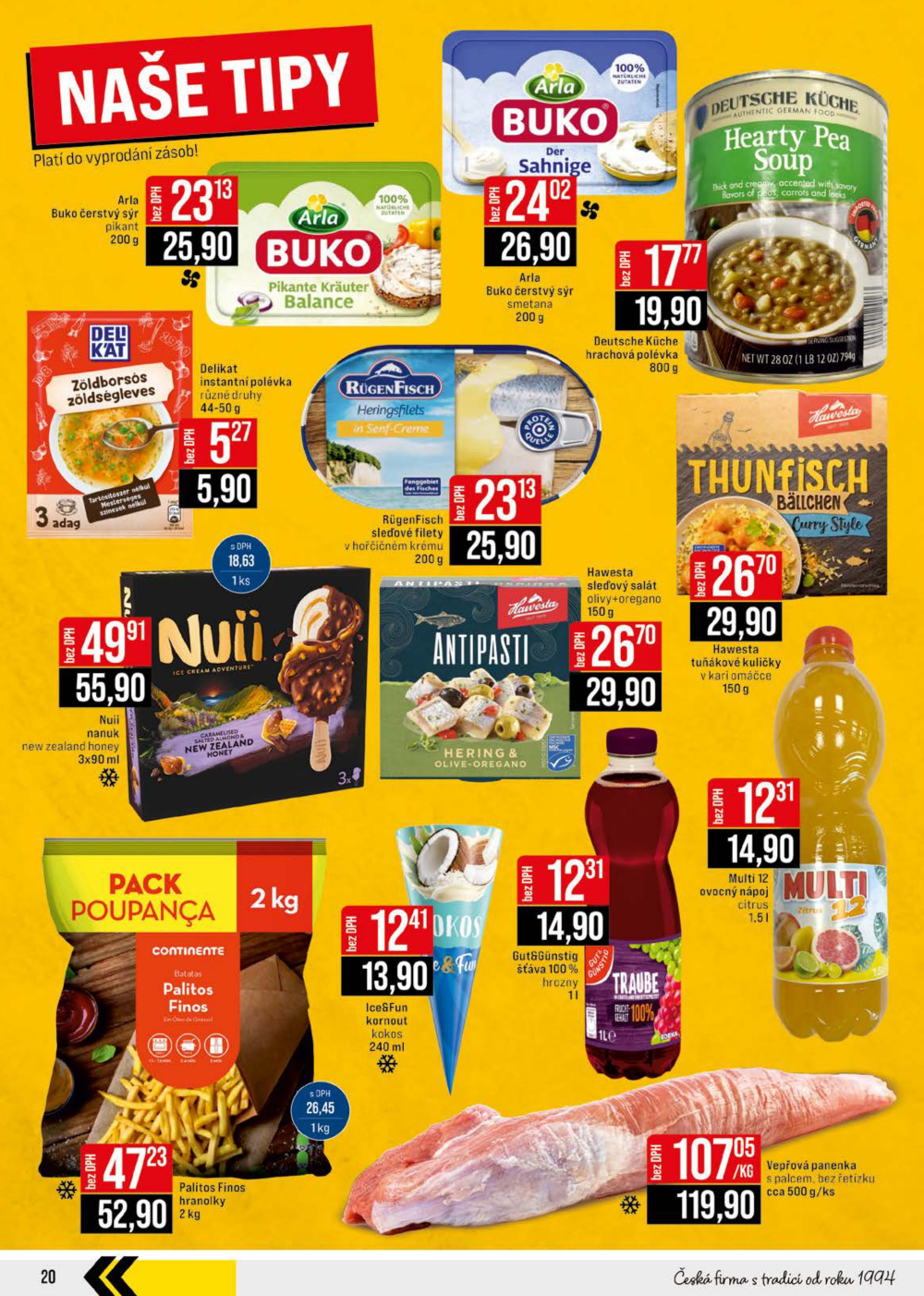 Leták JIP leták CC Cash & Carry - České Budějovice, Most, Náchod, Svoboda nad Úpou, Sušice - strana 20