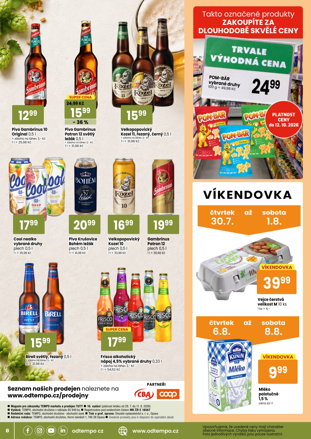Leták TEMPO leták - strana 8