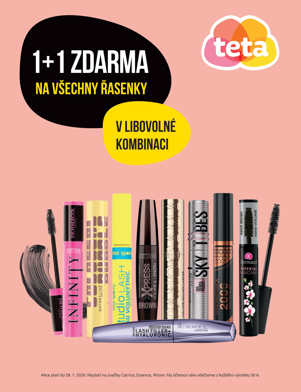 Leták Teta drogerie - Řasenky - strana 1