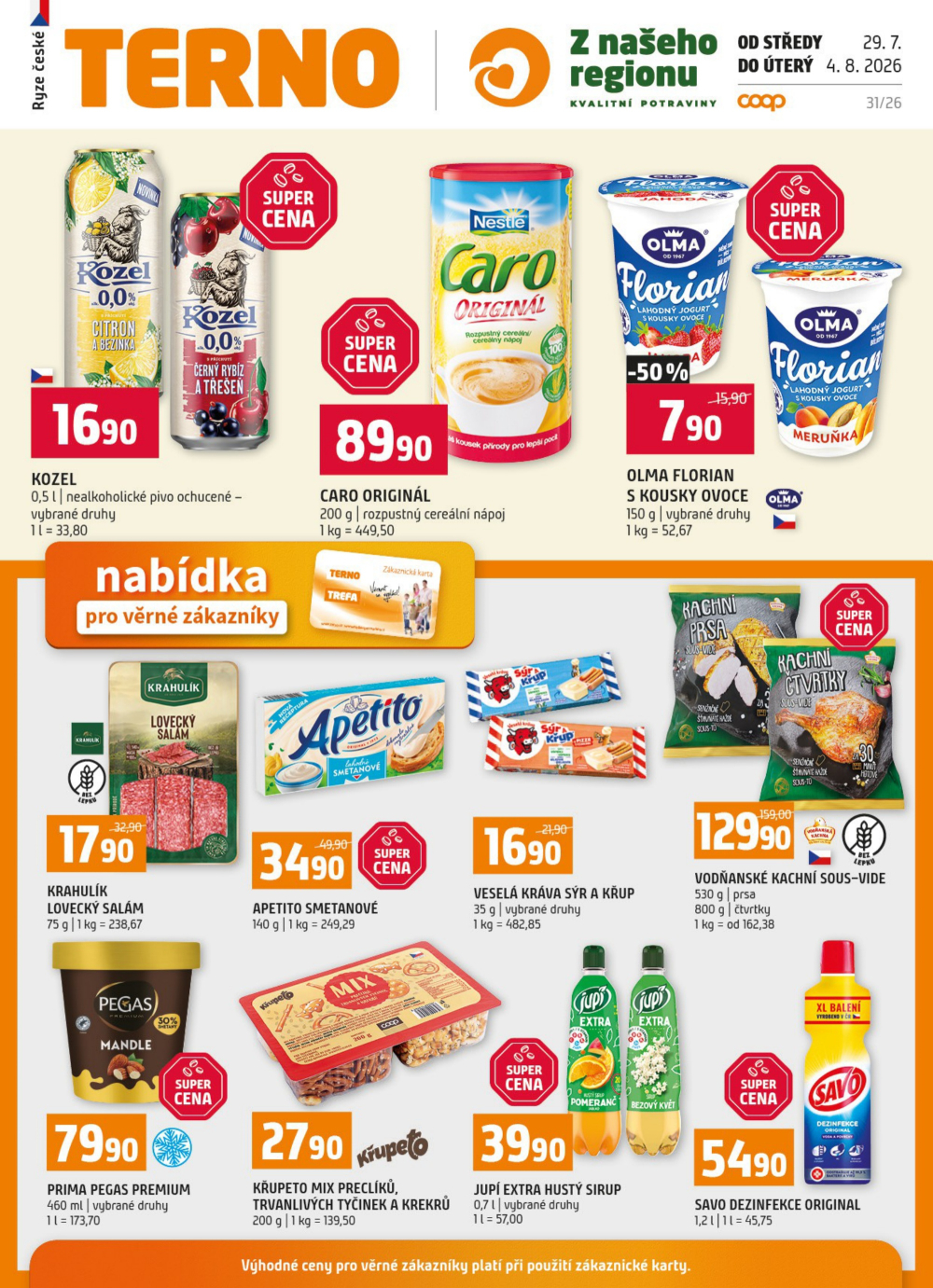 Leták Terno leták - Prachatice, Tábor, Strakonice, Blatná - strana 22