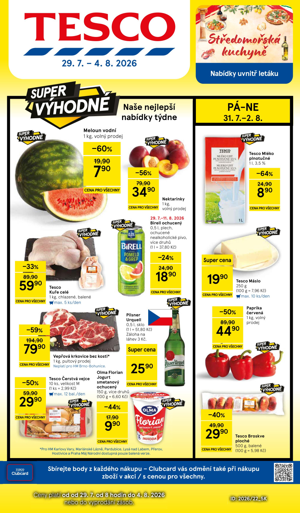 Leták Tesco hypermarket leták - strana 1