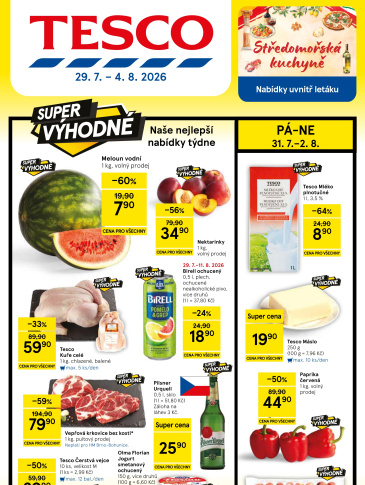 Tesco hypermarket leták