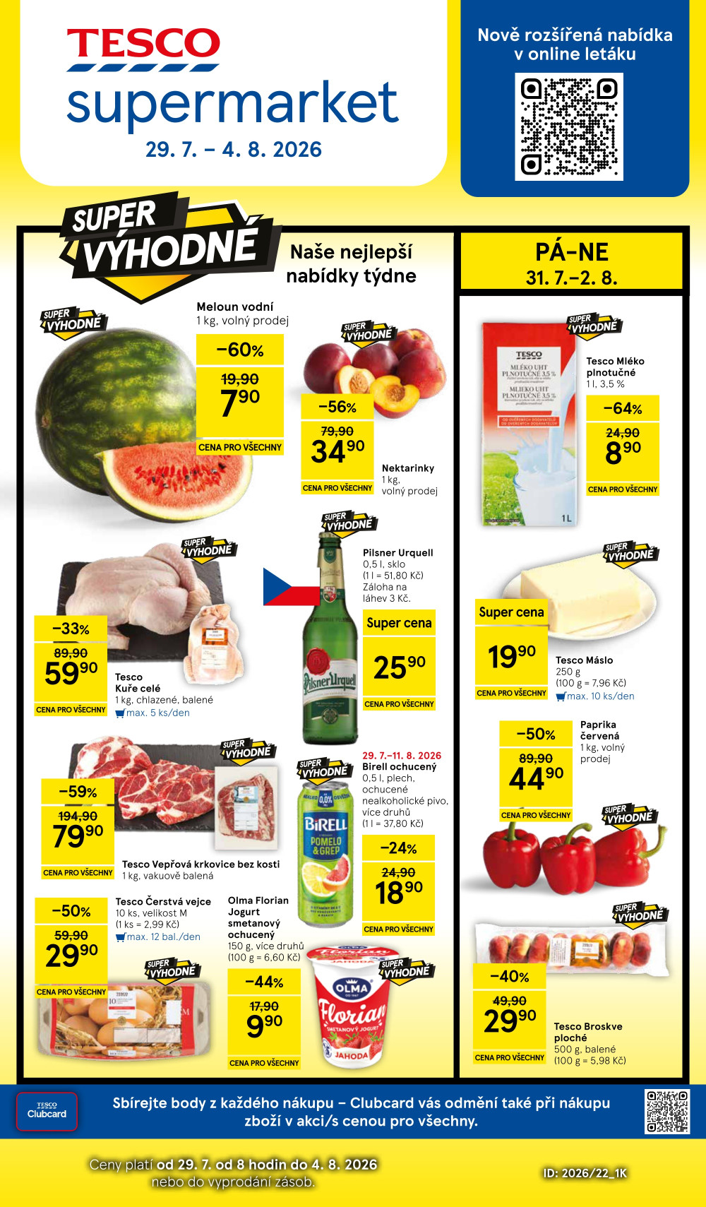 Leták Tesco supermarket leták - strana 1