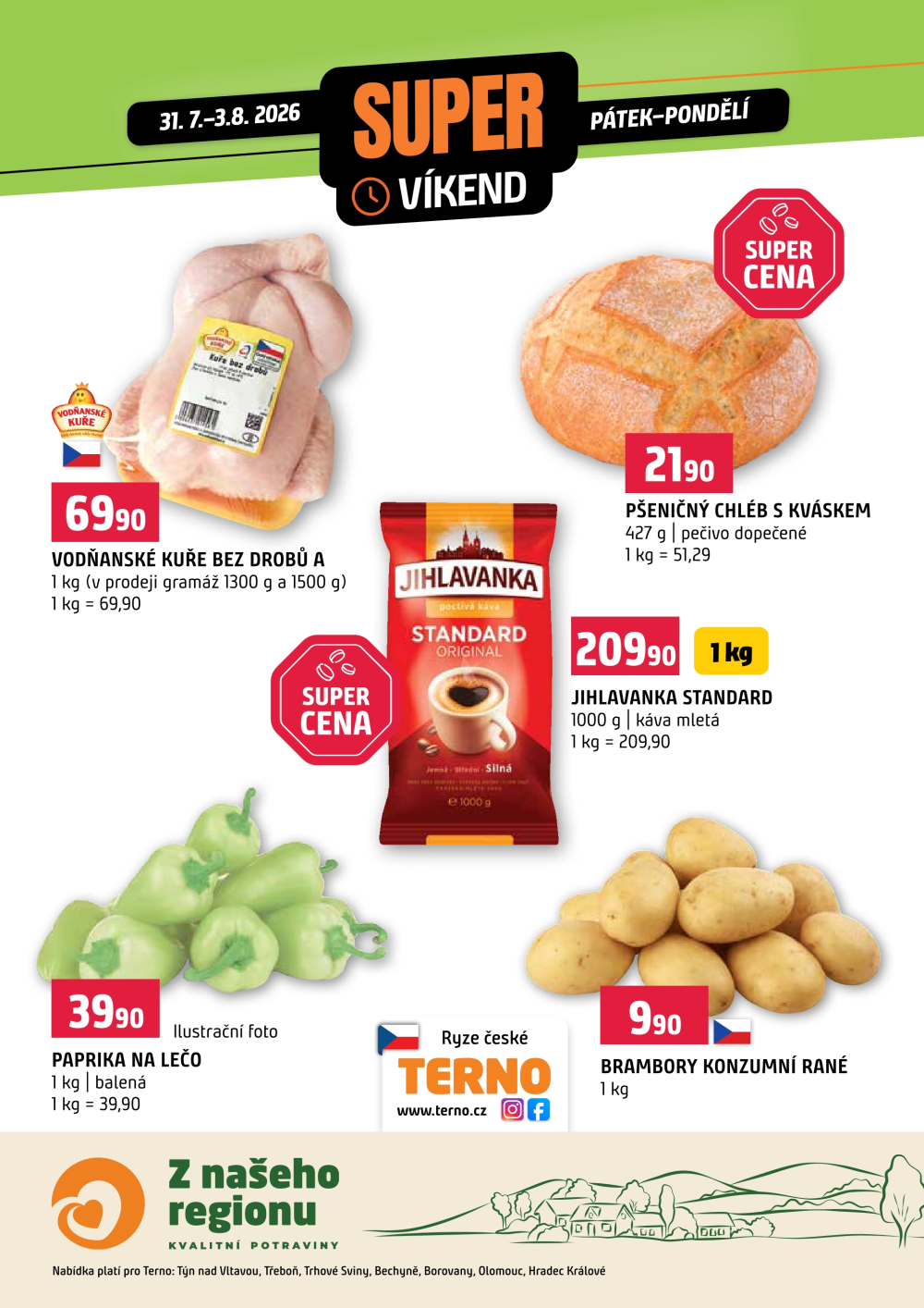 Leták Terno leták - Víkendovka - strana 1