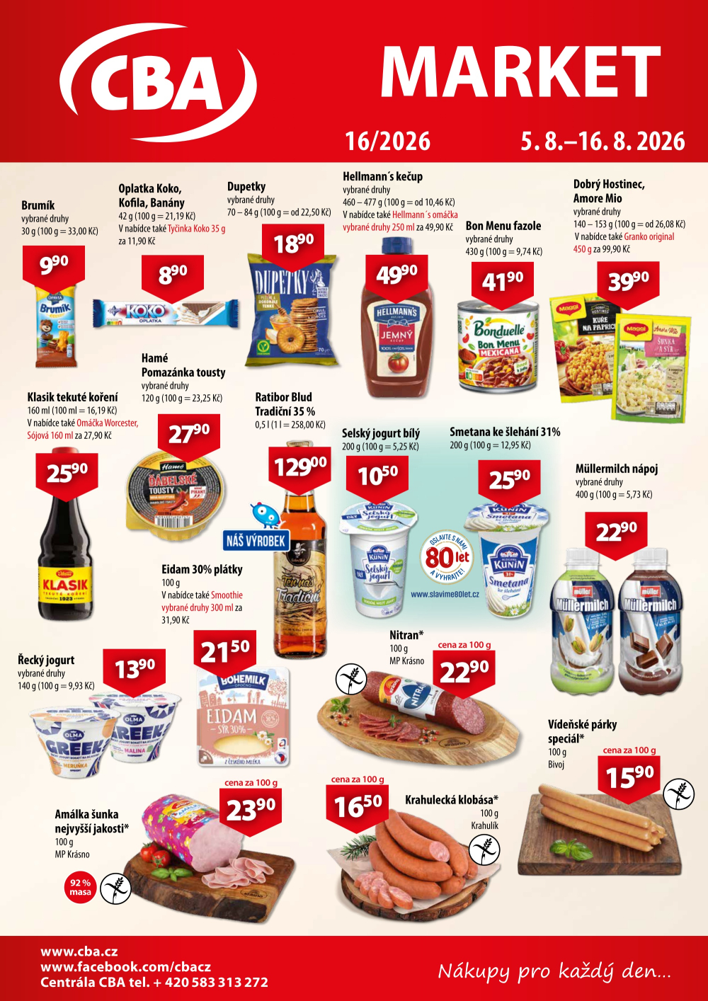 Leták CBA Market leták - strana 1