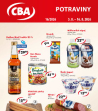 Akční leták CBA Potraviny 