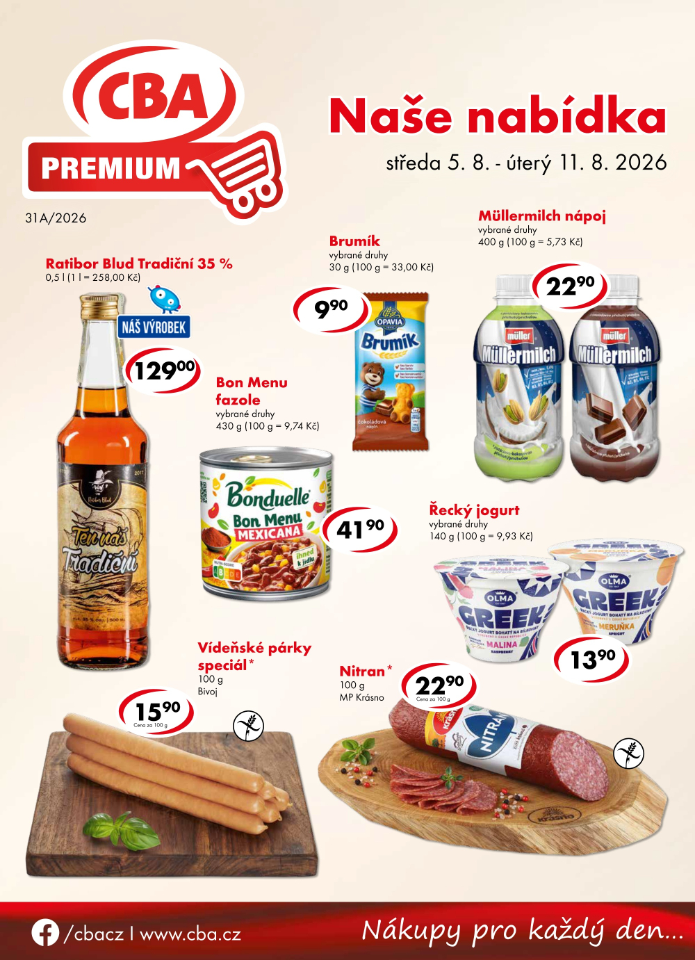 Leták CBA Premium leták - strana 1