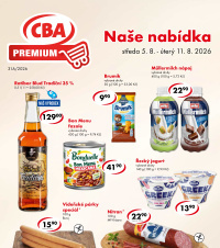 Akční leták CBA Premium 
