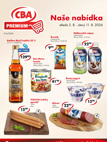 CBA Premium leták