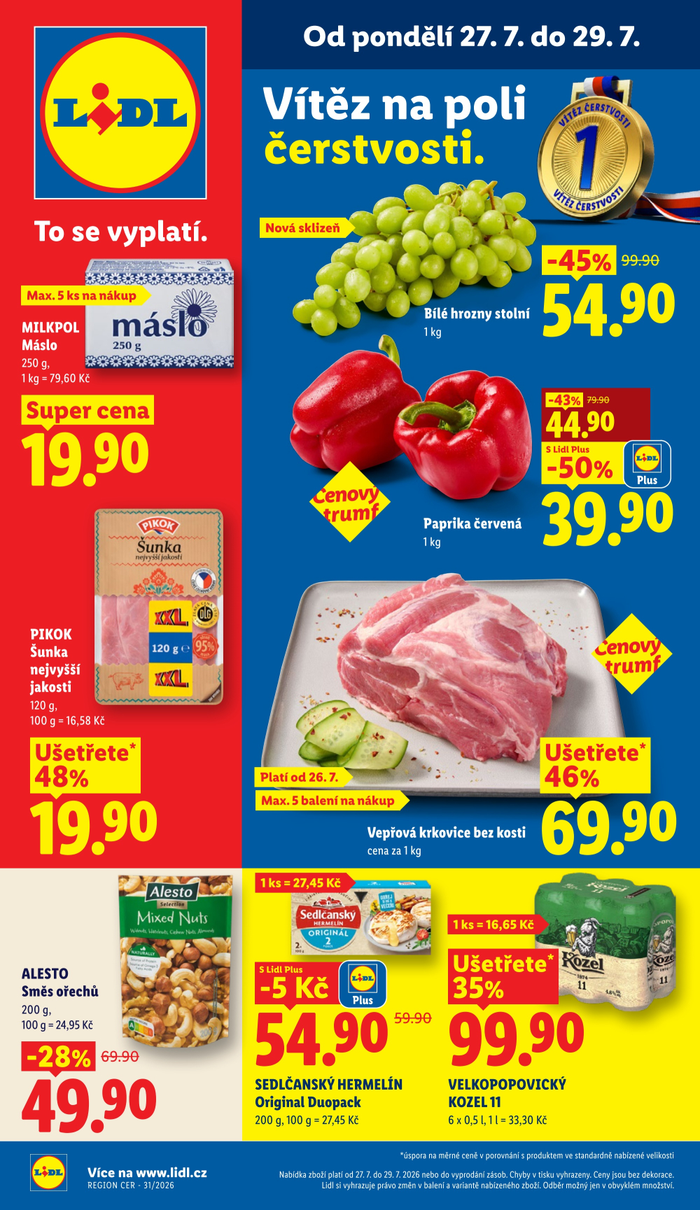 Leták Lidl leták od pondělí - strana 1