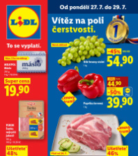 Akční leták Lidl  od pondělí