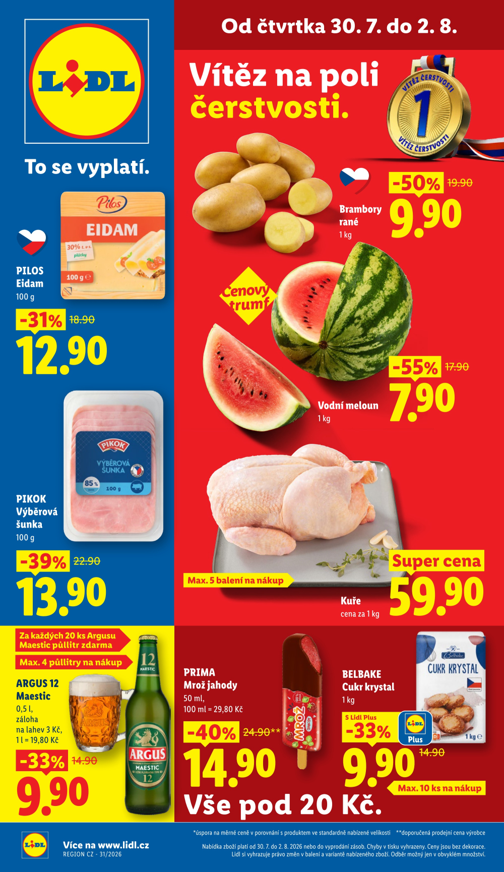 Leták Lidl leták od čtvrtka - strana 1
