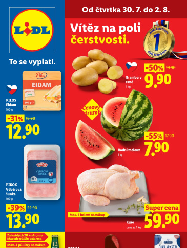 Lidl leták od čtvrtka