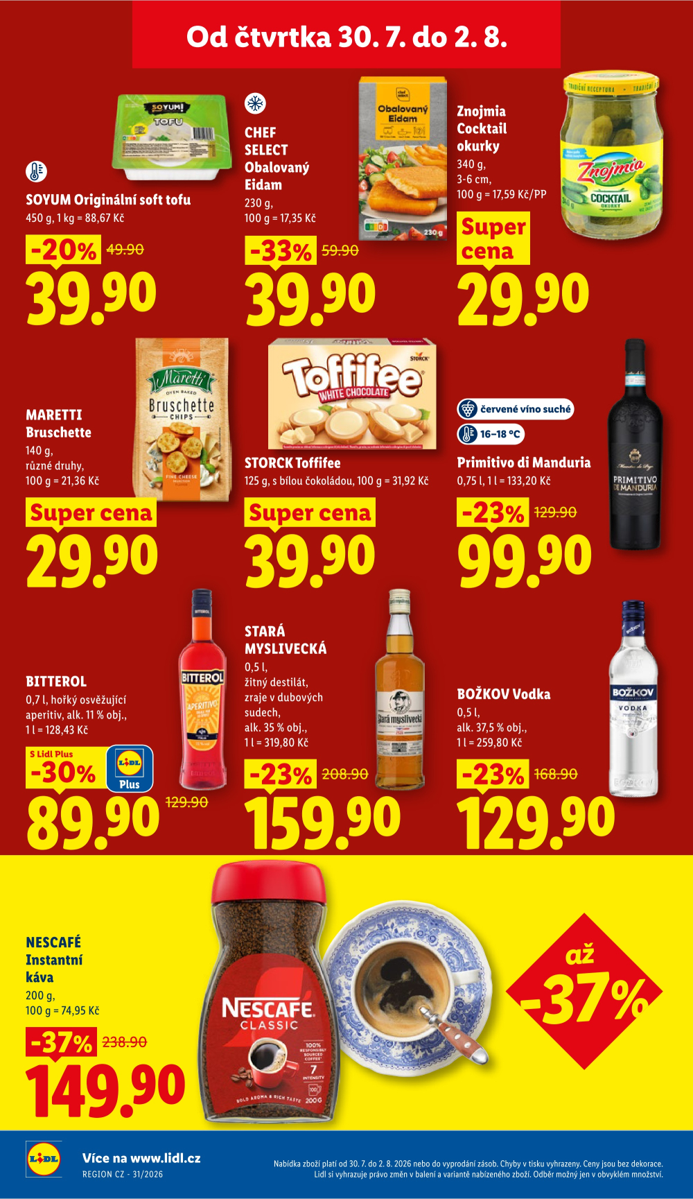 Leták Lidl leták od čtvrtka - strana 34
