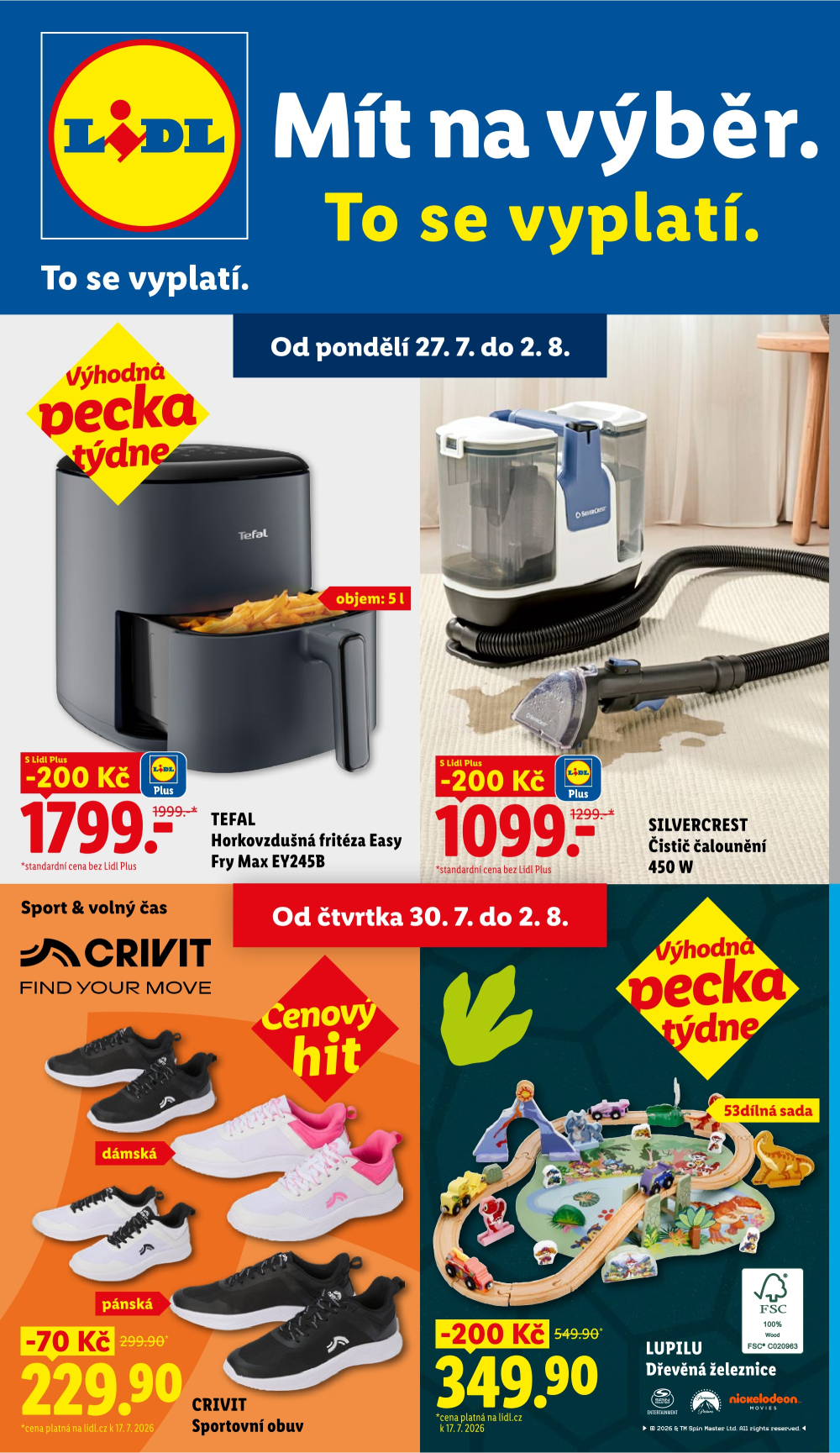 Leták Lidl leták - Nabídka spotřebního zboží - strana 1