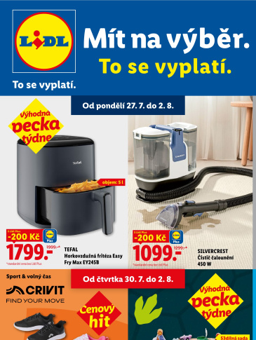 Lidl leták - Nabídka spotřebního zboží
