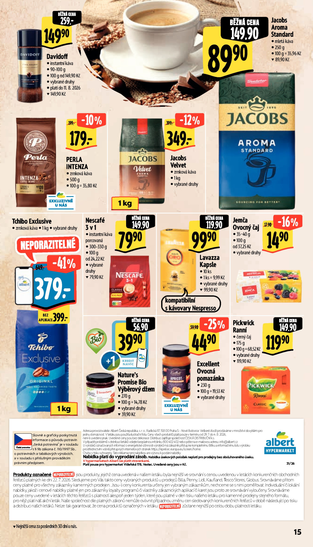 Leták Albert Hypermarket leták - Vestec - strana 31