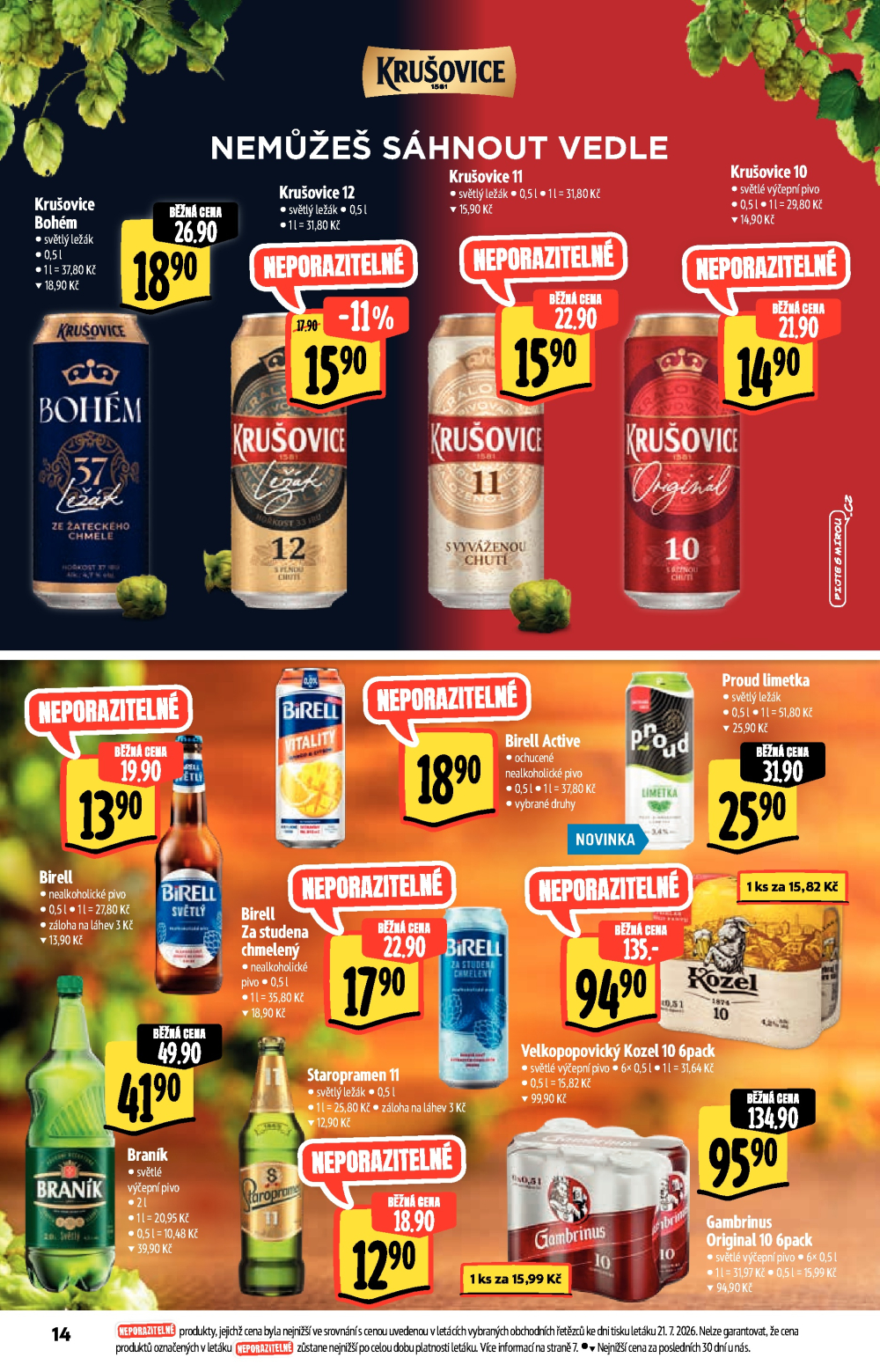 Leták Albert Hypermarket - Nabídka ve značkové kvalitě - strana 14