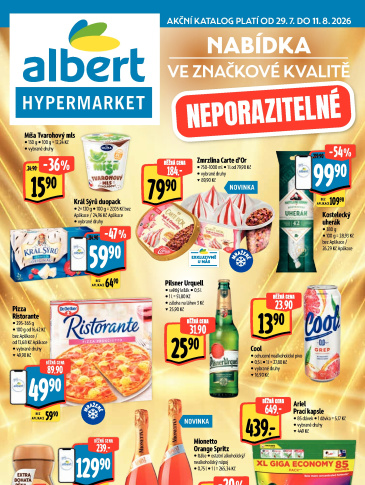 Albert Hypermarket - Nabídka ve značkové kvalitě
