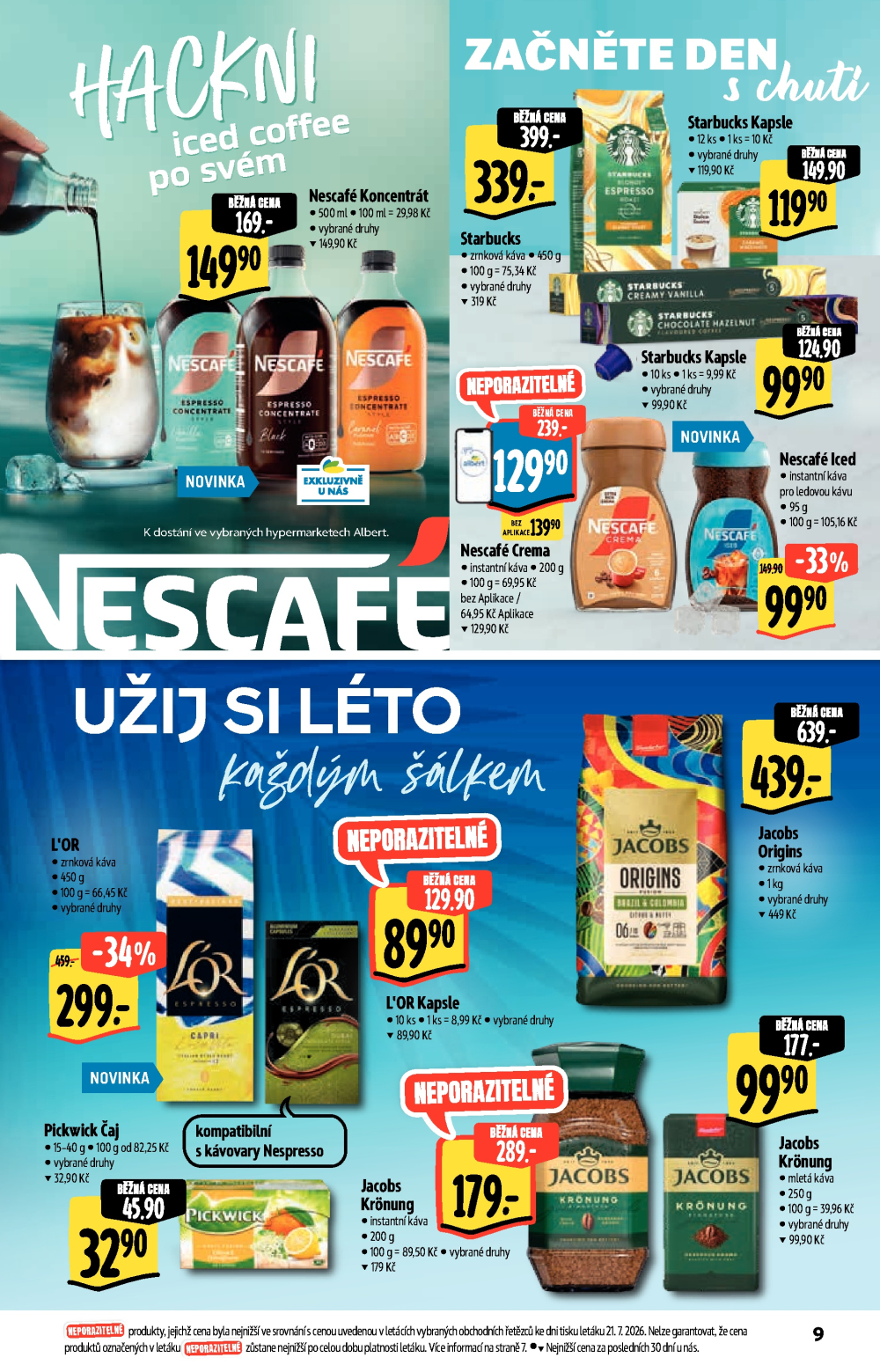 Leták Albert Hypermarket - Nabídka ve značkové kvalitě - strana 9