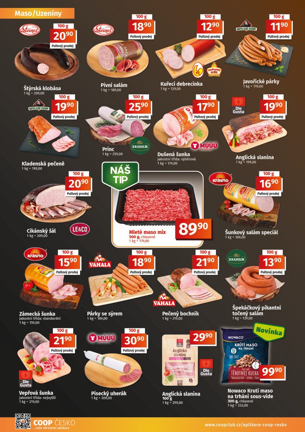 Leták COOP leták - TIP a TUTY Menu - strana 2