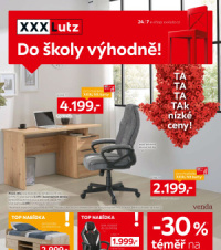 Akční leták XXXLutz  - Do školy výhodně!