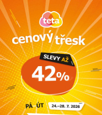 Akční leták Teta drogerie  - Cenový třesk