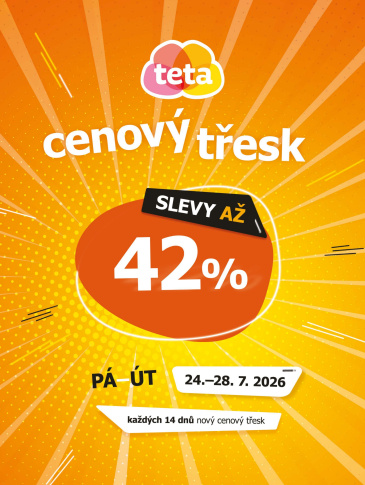 Teta drogerie leták - Cenový třesk