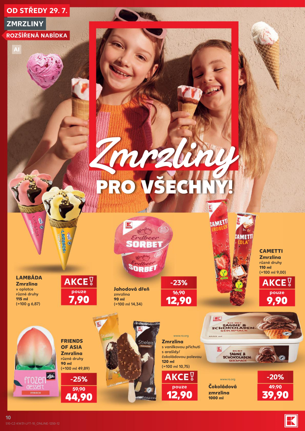 Leták Kaufland leták Praha 6 - Podbaba - strana 10