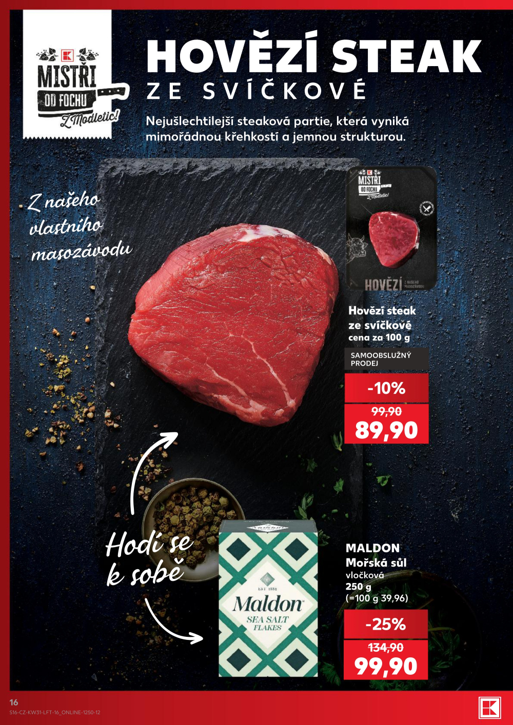 Leták Kaufland leták Praha 6 - Podbaba - strana 16