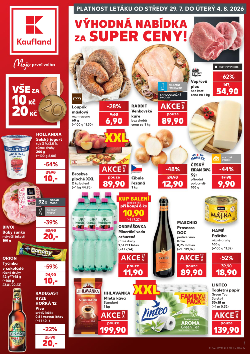 Leták Kaufland leták Praha 6 - Podbaba - strana 1